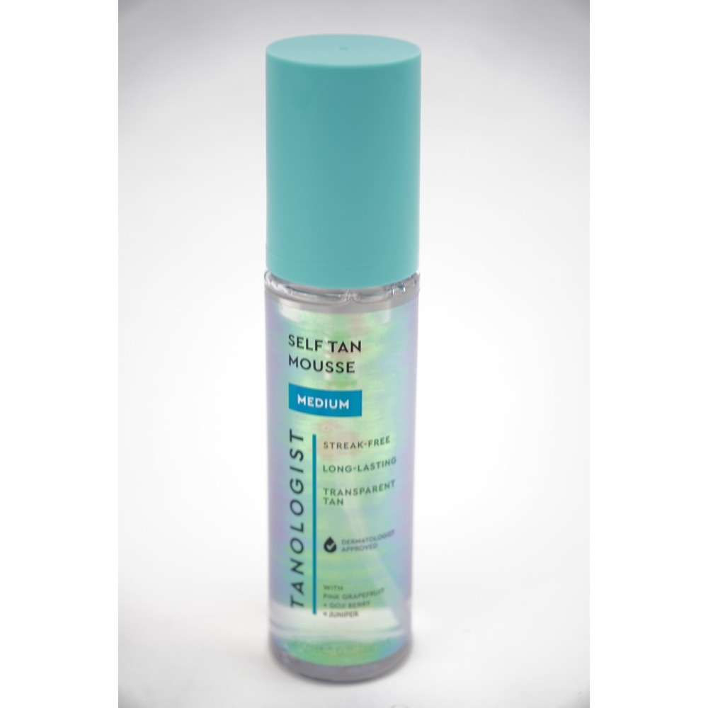 New Tanologist Self Tan‎ Mousse Medium 200mL 6.76 Fl Oz Transparent Streak Free